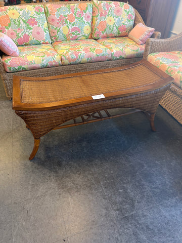Brown Wicker Coffee Table 168025.