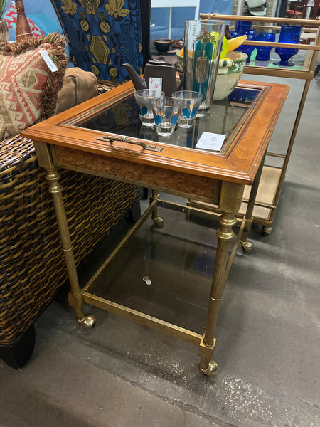 Glass Bar Cart 163711.