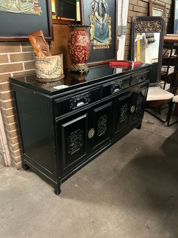 Black Laquer Asian Style Dresser 169095.