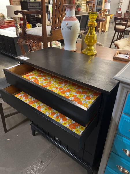 MCM Black Chest of Drawers 159623.