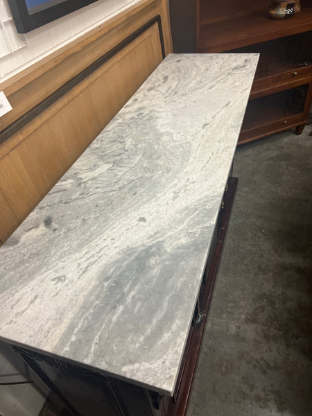 Dark wood Marble Top Buffet 174885.