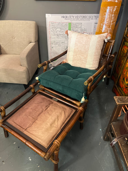 Ficks Reed Rattan Chair MCM 1950’s 167938.