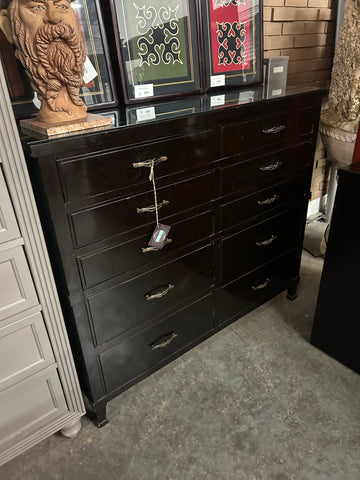 Black MCM Teak Chest 172383.