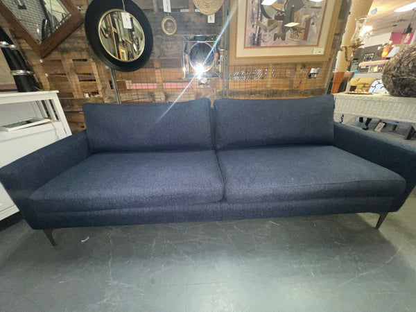 Modern Navy Blue Loveseat 156627.