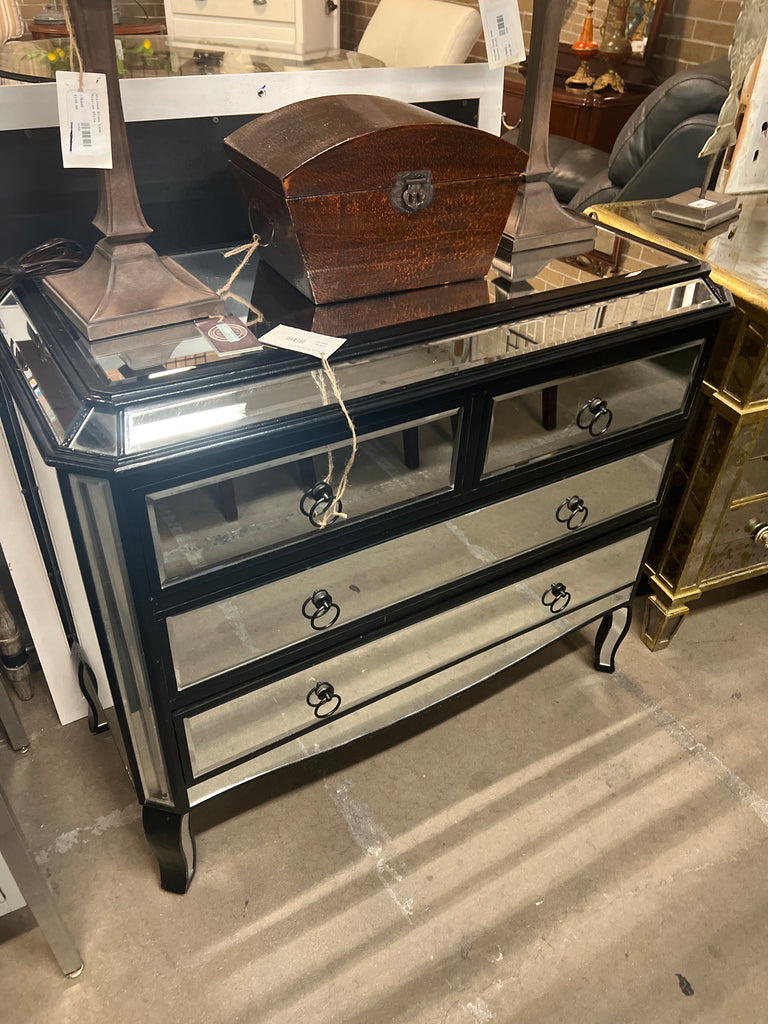 Black Mirrored Chest 177578.