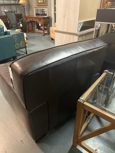Brown Leather Club Chair 167651.