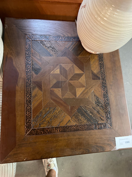 X Base Wood End Table 153153.