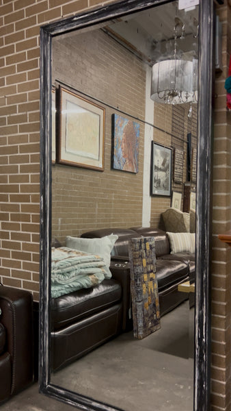 Large Black Floor Mirror 169105.