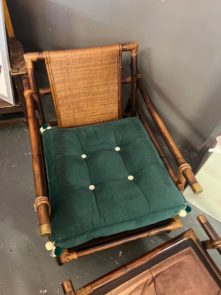 Ficks Reed Rattan Chair MCM 1950’s 167938.