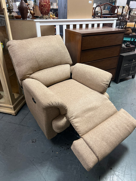 Tan Electric Recliner 165697.