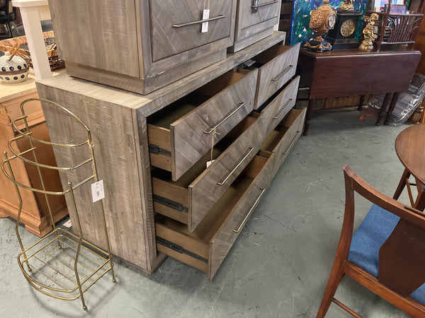 Grey Wood Dresser 167028.