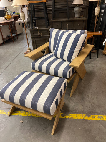 Chair Ottoman Set by Nautical 153151.