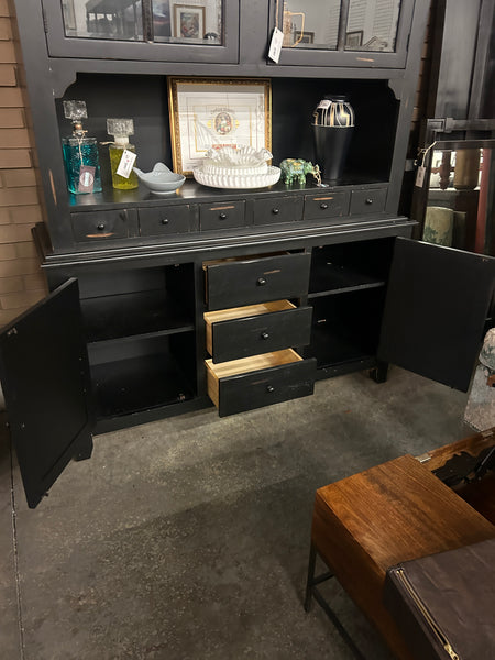 Black 2pc Hutch 177482.