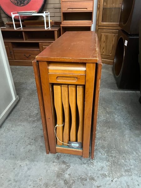 Mid-Century Teak Drop Leaf Dining Set 163793.