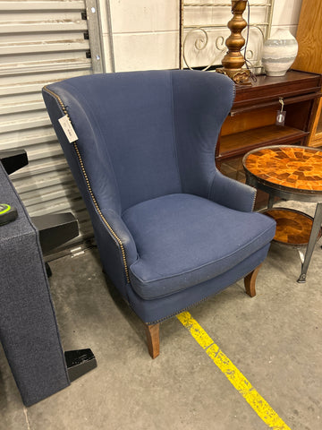 Blue Wingback Chair 166770.