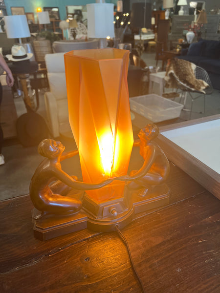 Art Deco lady Lamp (minor crack) 166860.