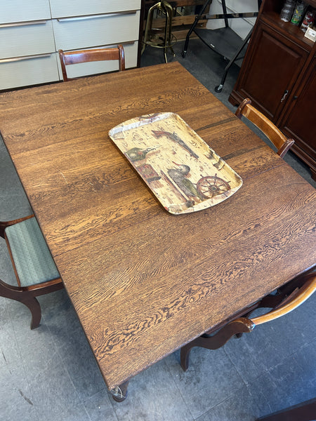 Tiger Oak Antique Table 176868