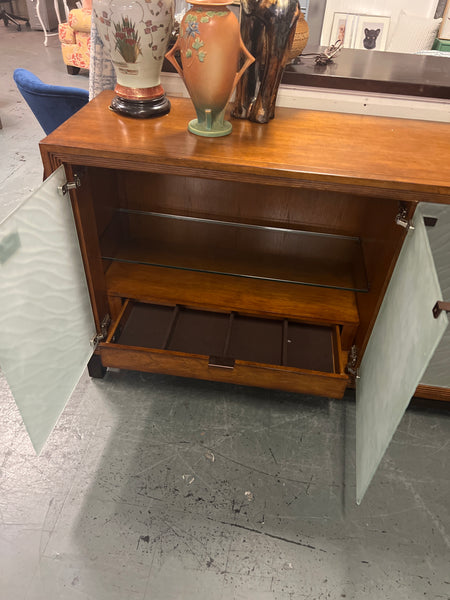 Glass Door TV Console 165622.