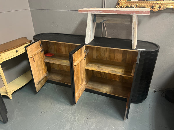 Black Modern Console Cabinet 168895.