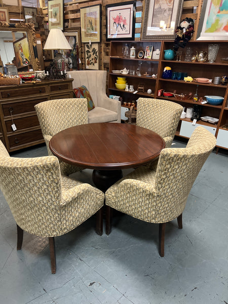 Set 4 Upholstered Dining Parson Chairs 156171.