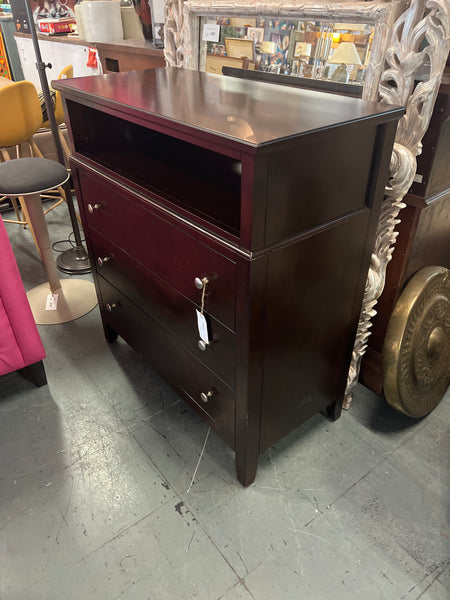 Dark Wood Chest 162306.