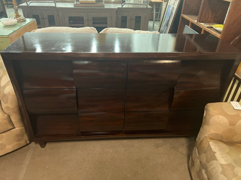 Modern Dark Wood Dresser 167383.