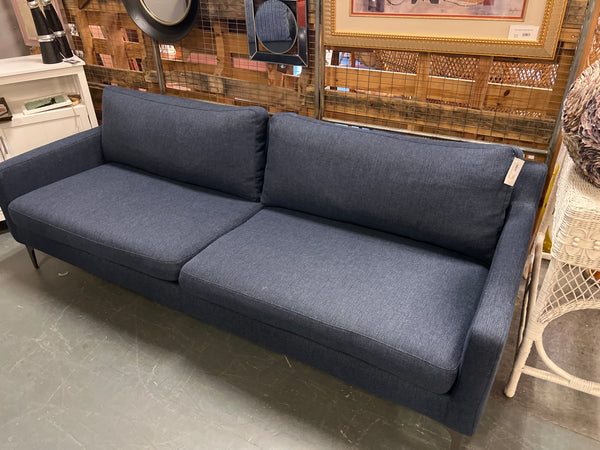 Modern Navy Blue Loveseat 156627.