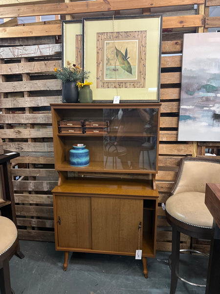 Mid Century Cabinet Glass Slide  159576.