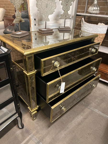Gold Mirrored Chest 177577.
