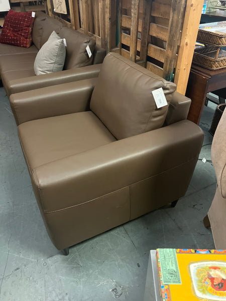 Palliser Brown Leather Chair 161697.