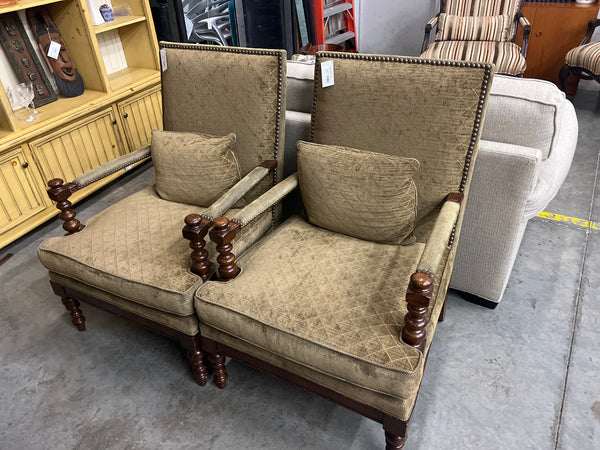 Dark Gold Arm Chair 163498.