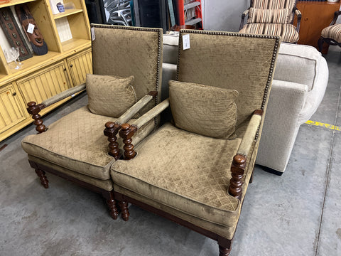Dark Gold Arm Chair 163498.