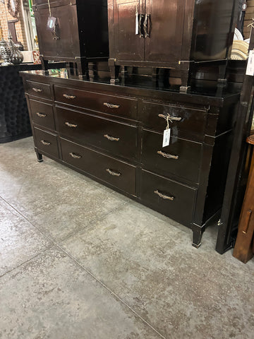 Black MCM Teak Dresser 172382.