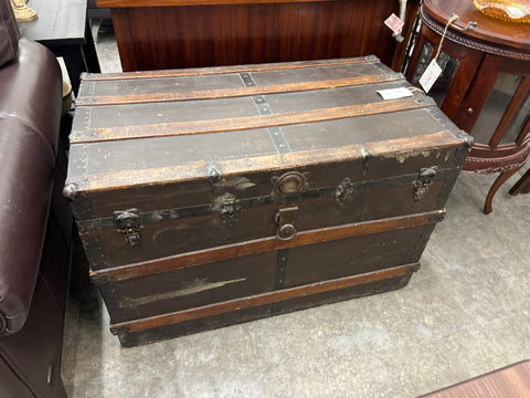 Large Antique Trunk 154175.