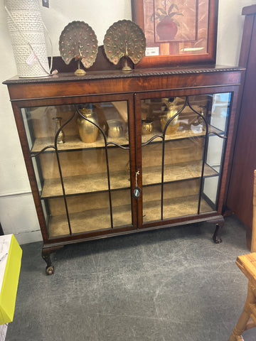 Antique Glass Door Hutch 167754.