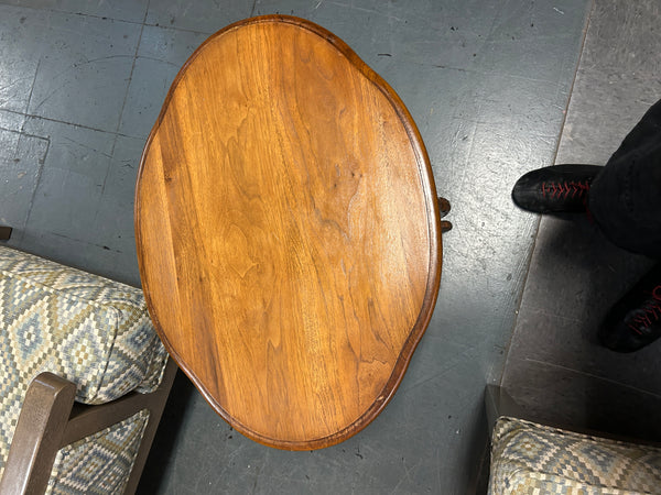 Antique Side Table w/ Glass 177275.