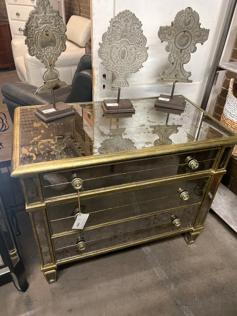 Gold Mirrored Chest 177577.