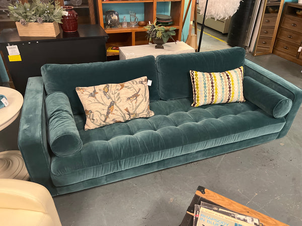 Modern Green Velvet Sofa 167947.