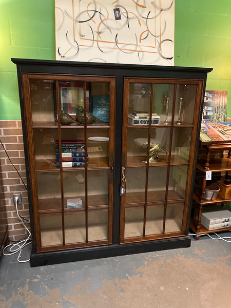 Double Glass Door Bookcase 155930.