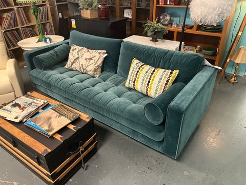 Modern Green Velvet Sofa 167947.