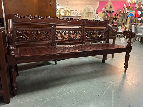 Cherry Wood Long Bench 156273.