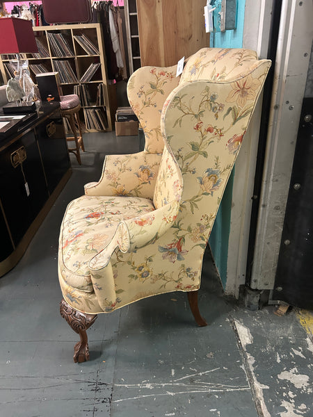 Floral Wingback Chair 177446.