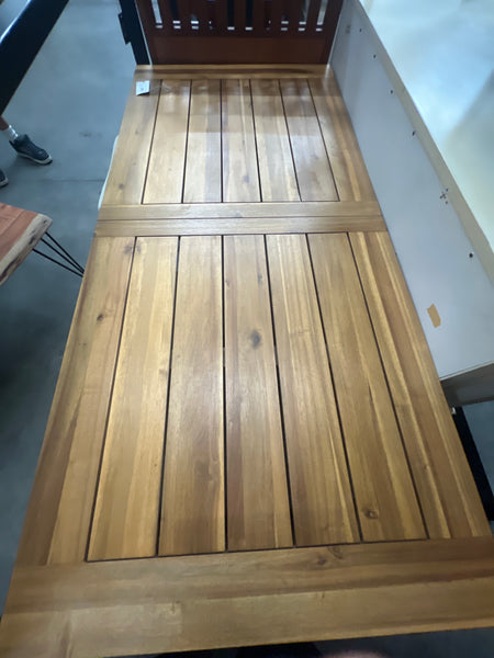 Wood Blank Table Iron Legs 166245.