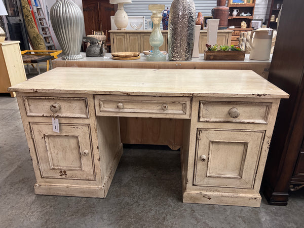 Cream Rustic Executive Desk 159928.