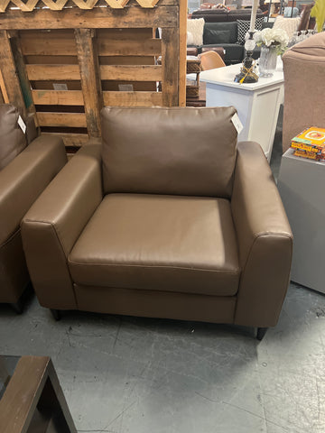 Palliser Brown Leather Chair 161697.
