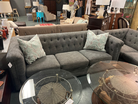 Gray Tufted Sofa (2 available) 165480.