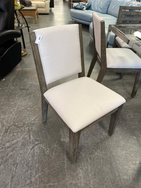 Grey Wash Fabrix Chairs Set 4 152369.