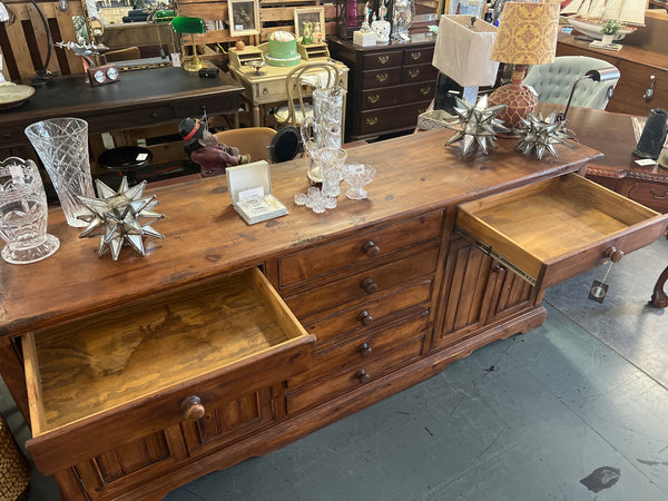 European country Oversized Buffet Console 163038.