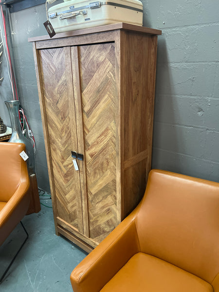 2 Door Rustic Wood Cabinet 169736.