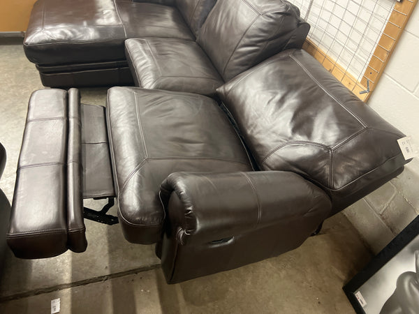 Reclining Sofa With Chaise Leather 157062.